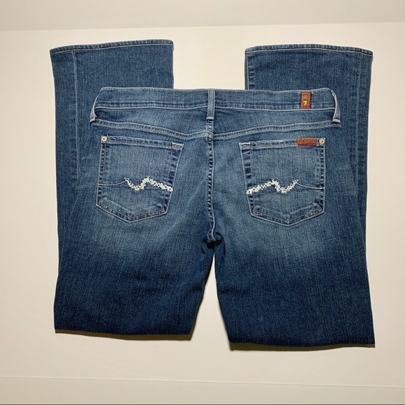 7 For All Mankind Denim - 7 for all mankind jeans women bootcut size 12